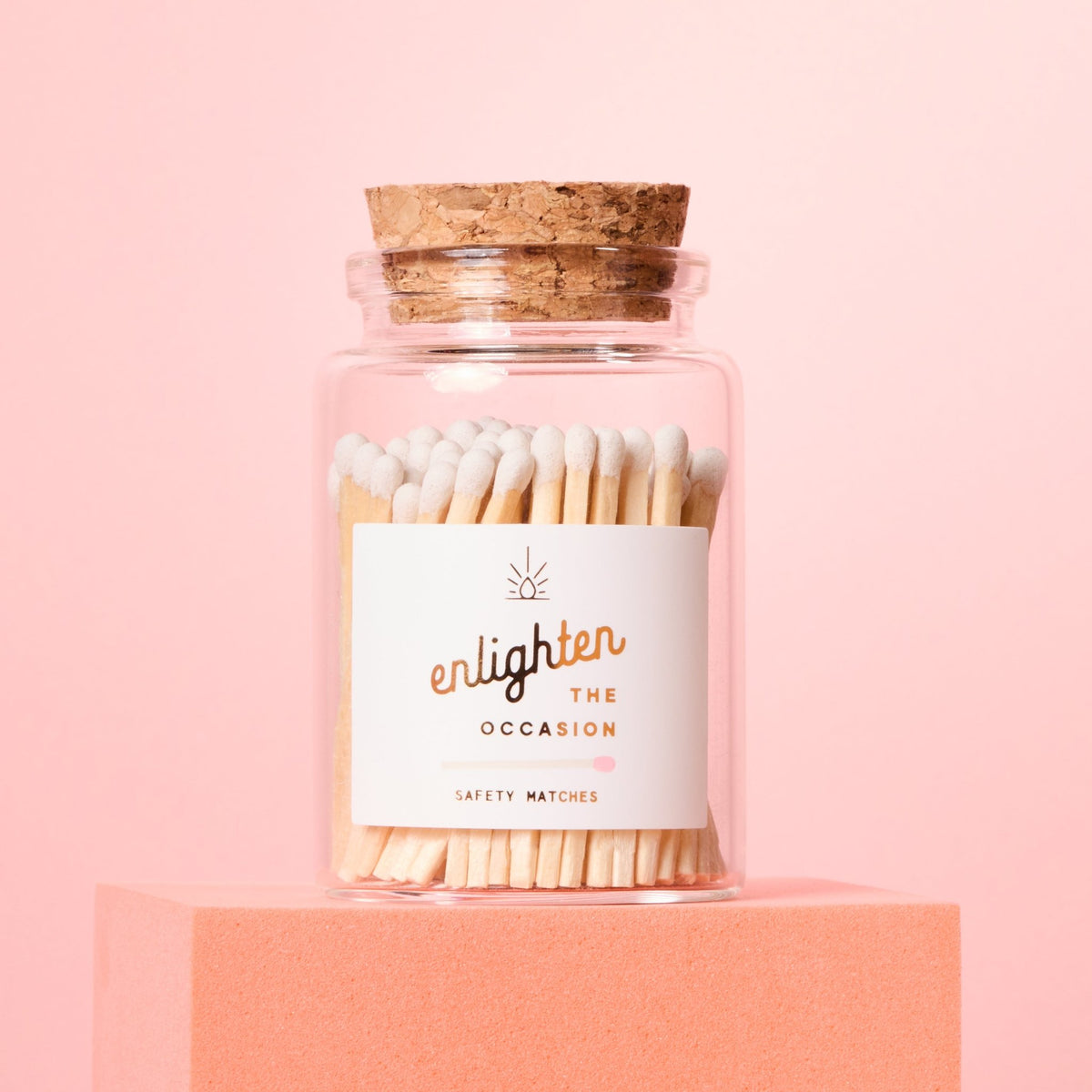 Lux Mini Match Corked Vial with White Wooden Matchsticks – Enlighten ...