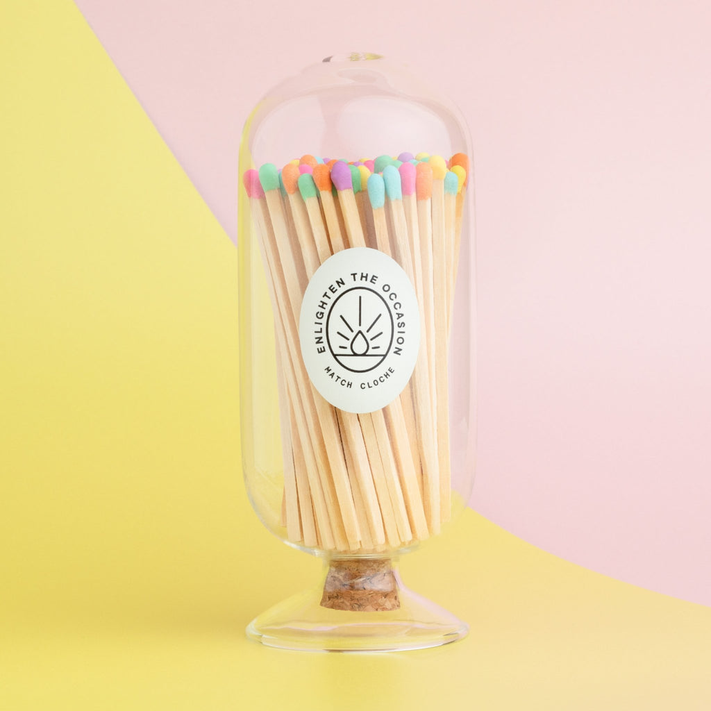 Cloche with Confetti Mix Matchsticks - Enlighten the Occasion