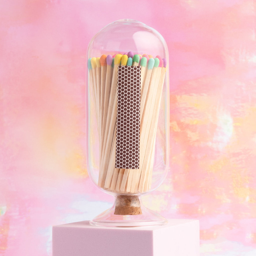 Cloche with Confetti Mix Matchsticks - Enlighten the Occasion
