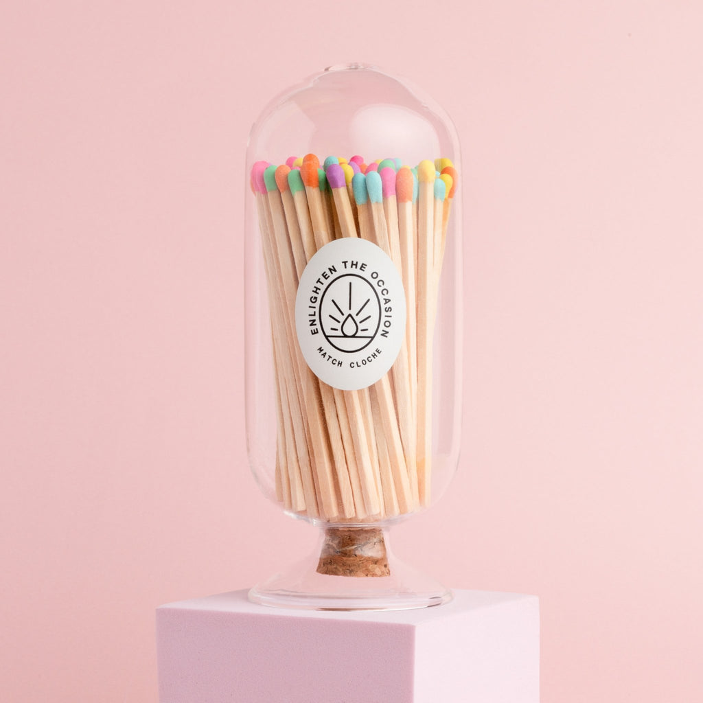 Cloche with Confetti Mix Matchsticks - Enlighten the Occasion