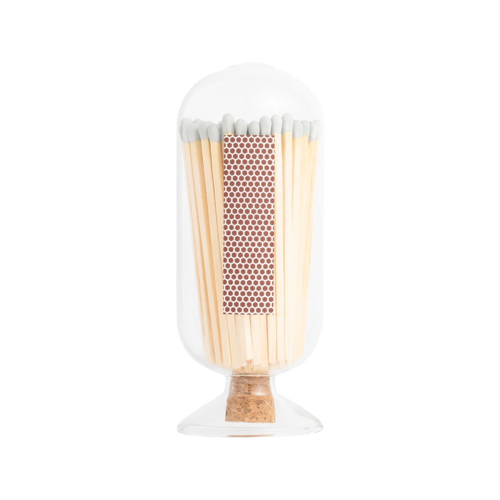 Cloche with Grey Matchsticks - Enlighten the Occasion