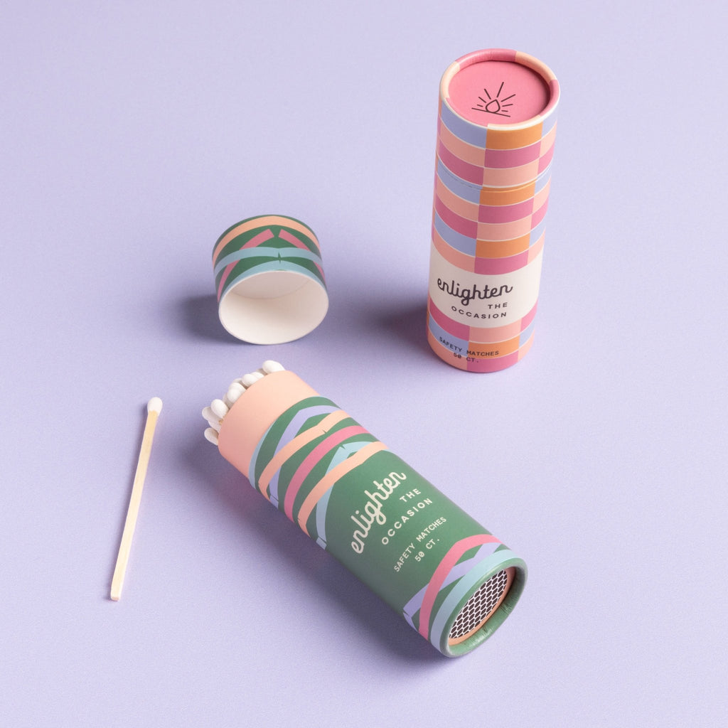 Pink Sunrise Match Tube - Enlighten the Occasion