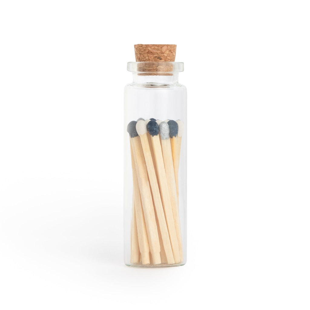 Starry Night Color Tip Matches in Small Corked Vial - Enlighten the Occasion
