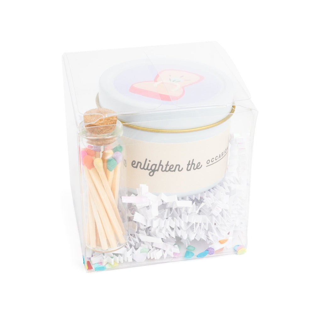 coconut cake scented candle gift set for newlyweds or bridesmaid proposal gift