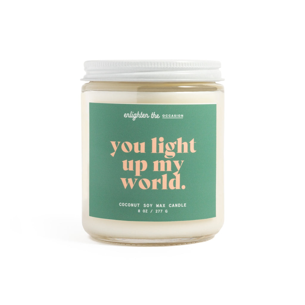 love you lots candle gift