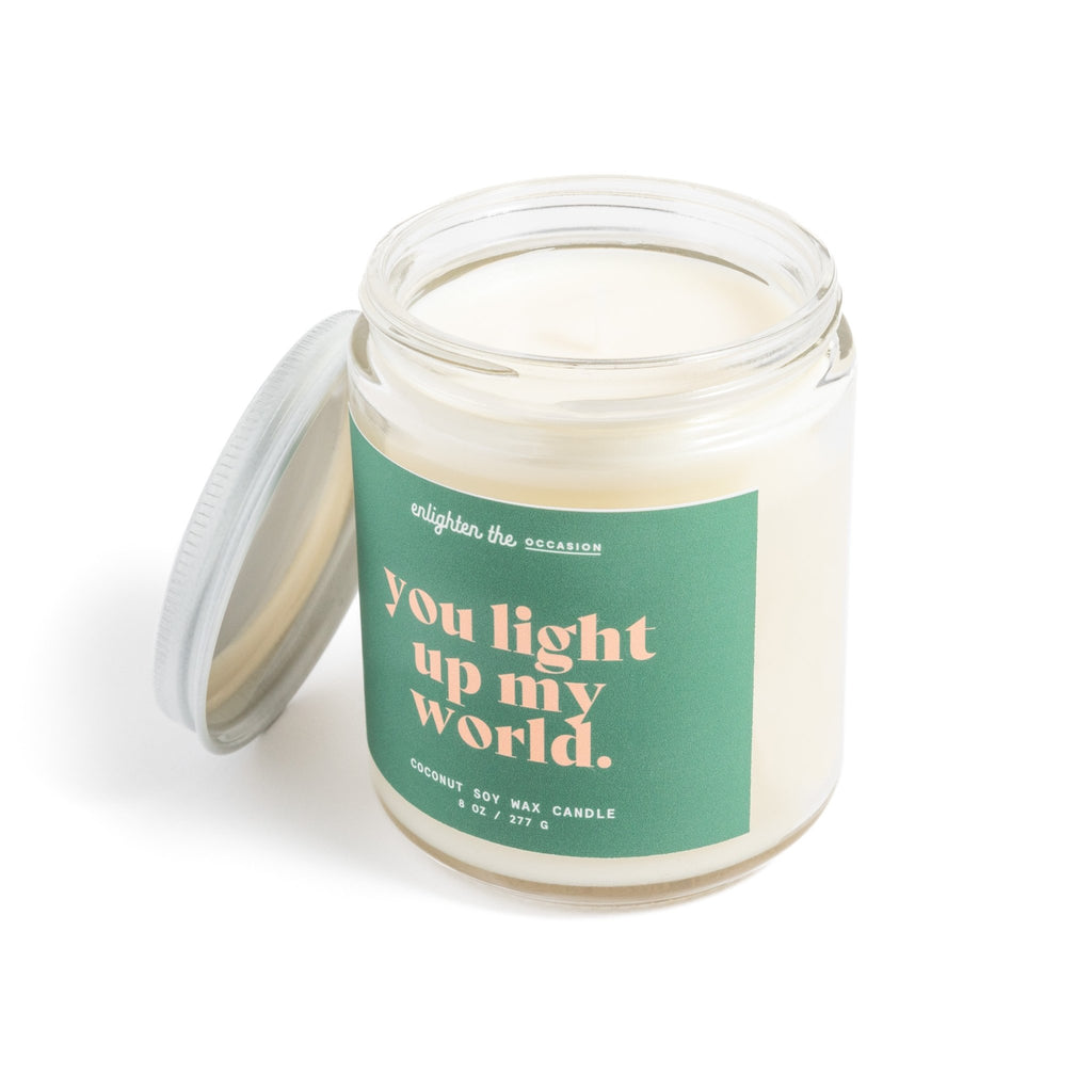 love you lots candle gift